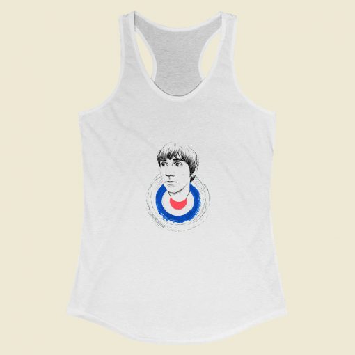 Grltee Keith Moon Illustration Art Racerback Tank Top Style