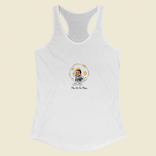 Grltee Kid Cudi Man On The Moon Racerback Tank Top Style