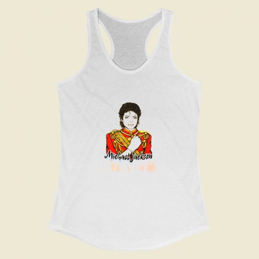 Grltee Michael Jackson 1984 Victory Racerback Tank Top Style