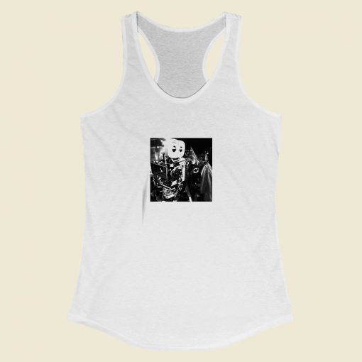 Grltee Michael Keaton As Batman Backstage Racerback Tank Top Style