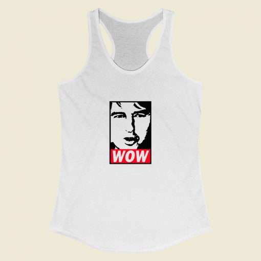 Grltee Owen Wilson Wow Obey Style Racerback Tank Top Style