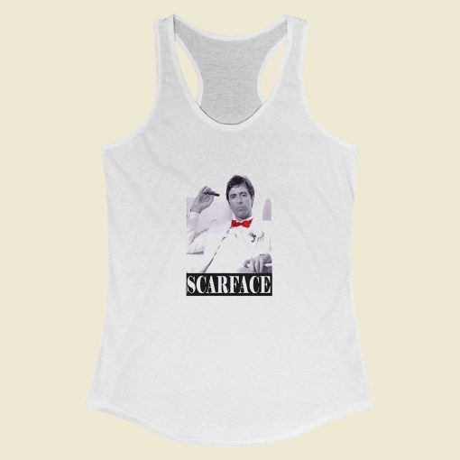 Grltee Scarface Movie Al Pacino Tony Montana Racerback Tank Top Style