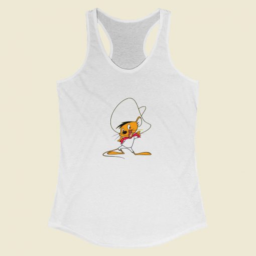 Grltee Speedy Gonzales Mexican Mouse Racerback Tank Top Style