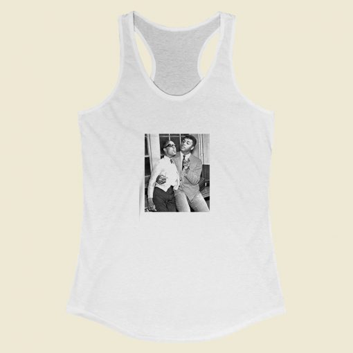 Grltee Stevie Wonder And Muhammad Ali Racerback Tank Top Style