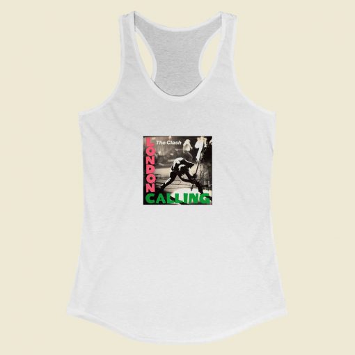 Grltee The Clash London Calling English Punk Rock Racerback Tank Top Style