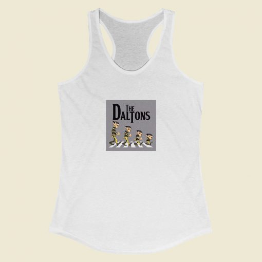 Grltee The Daltons Lucky Luke Joe Abbey Road Racerback Tank Top Style