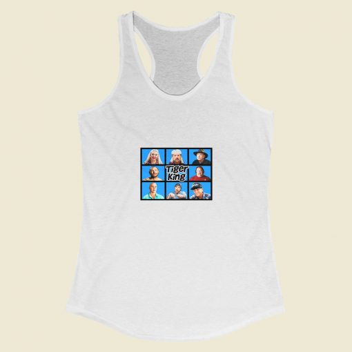 Grltee Tiger King Brady Bunch Racerback Tank Top Style