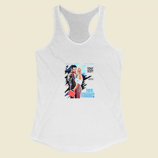 Grltee True Romance 90s Action Movie Racerback Tank Top Style