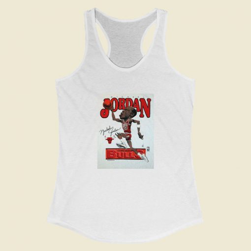 Grltee Vintage Michael Jordan Chicago Bulls Racerback Tank Top Style