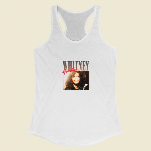 Grltee Whitney Houston Biography Racerback Tank Top Style