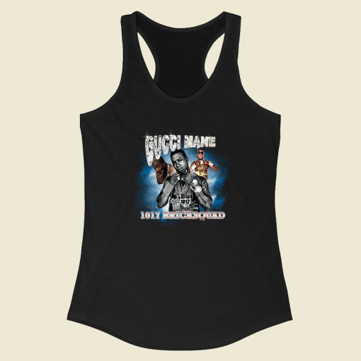 Gucci Mane Bricksquad Racerback Tank Top Fashionable