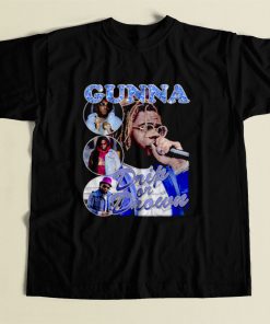 Gunna Drip Or Drown 80s Mens T Shirt