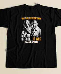 Halloween Was That The Boogeyman 80s Mens T Shirt