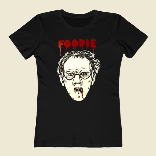 Hannibal Lecter Foodie 80s Womens T shirt