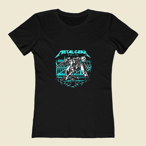 Heavy Metal Gear 80s Womens T shirt