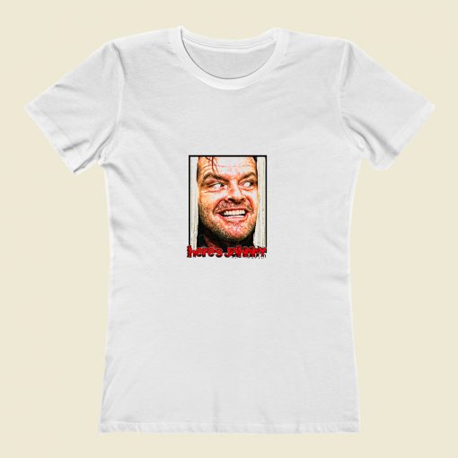 Heres Johnny The Shining Horror Movie Classic Women T Shirt