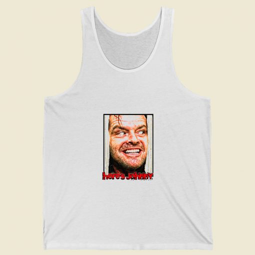 Heres Johnny The Shining Horror Movie Summer Tank Top