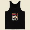 Hiss Funny Cats Kittens Rock Rockin Retro Mens Tank Top