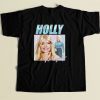 Holly Willoughby Homage 80s Mens T Shirt