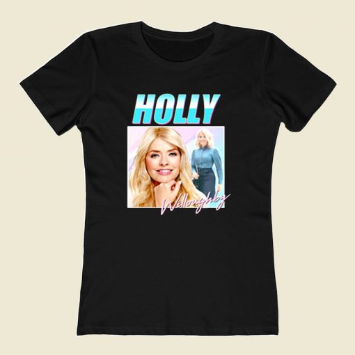 Holly Willoughby Homage 80s Womens T shirt