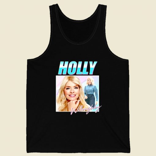 Holly Willoughby Homage Retro Mens Tank Top