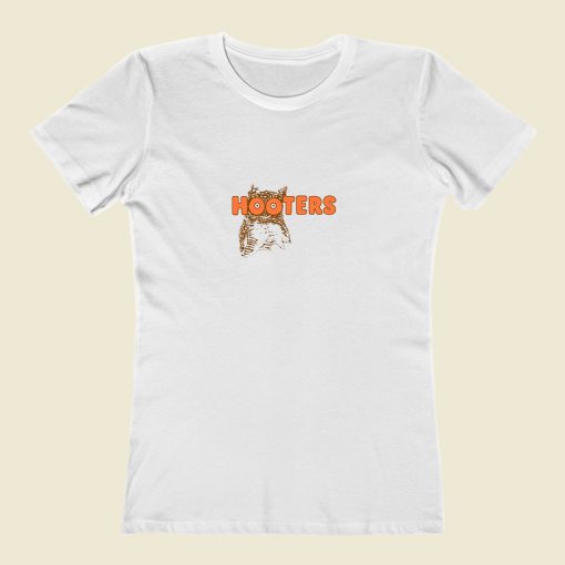 Hooters Owl Boobs America Classic Women T Shirt