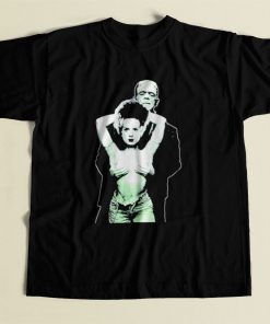 Horror Monster Frankenstein Janet Jackson 80s Mens T Shirt