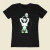 Horror Monster Frankenstein Janet Jackson 80s Womens T shirt