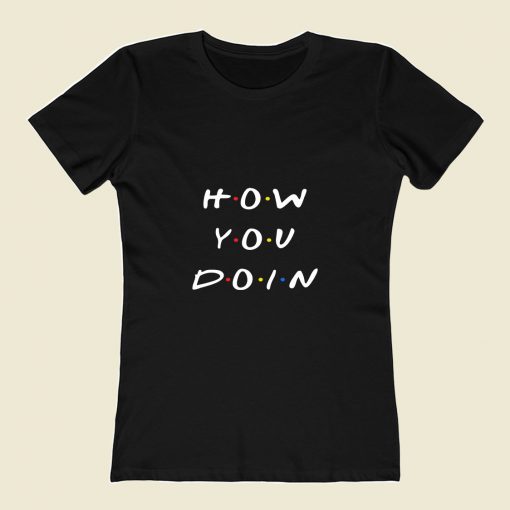 How You Doin Joey 80s Womens T shirt