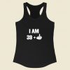 I Am 39 Fucker Racerback Tank Top