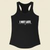 I Not Late Stay On Hawaiian Racerback Tank Top Fashionable