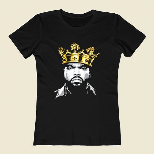 Ice Cube Rap King Today Was A Good Day 80s Womens T shirt