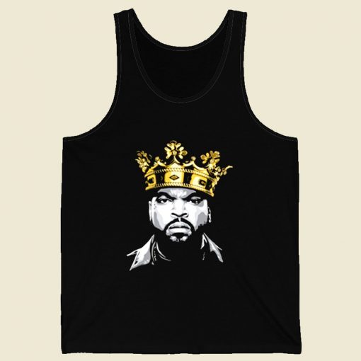 Ice Cube Rap King Today Was A Good Day Retro Mens Tank Top