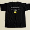 If Life Gives You Lemons Just Add Vodka 80s Mens T Shirt