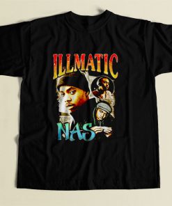 Illmatic Nas Whose World 80s Mens T Shirt