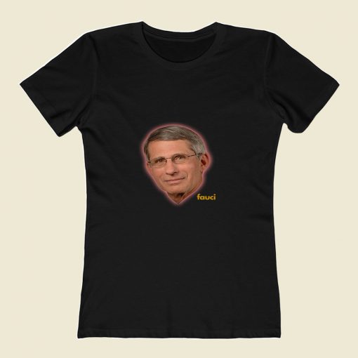 In Dr Anthony Fauci We Trust 80s Womens T shirt