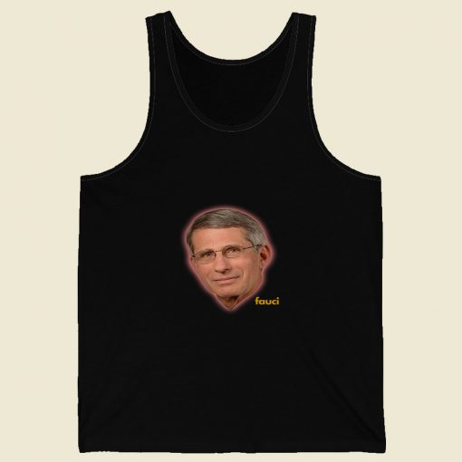 In Dr Anthony Fauci We Trust Retro Mens Tank Top