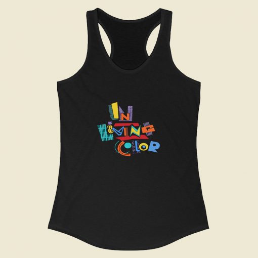 In Living Colorful Racerback Tank Top