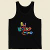 In Living Colorful Retro Mens Tank Top