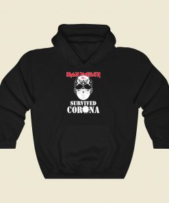 Iron Maiden Survived Corona Cool Hoodie Fashion