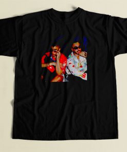 J Balvin And Bad Bunny Rapper 80s Mens T Shirt