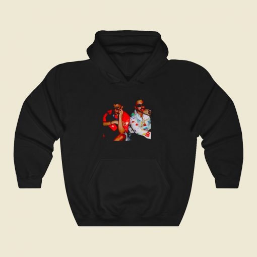 J Balvin And Bad Bunny Rapper Cool Hoodie Fashion