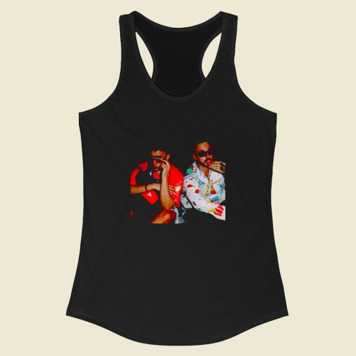 J Balvin And Bad Bunny Rapper Racerback Tank Top