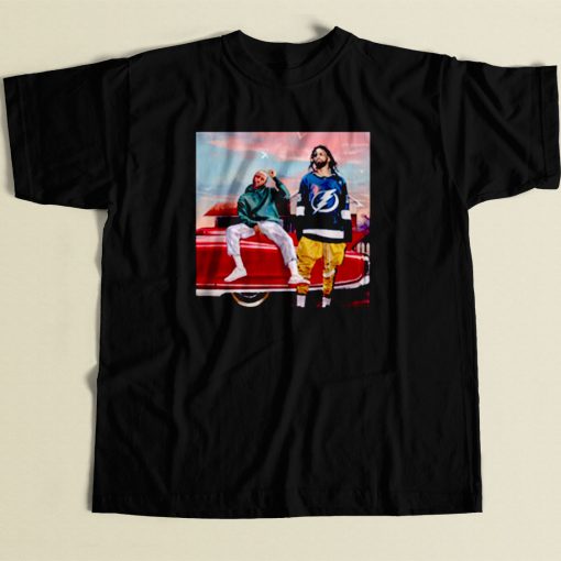 J Cole X Kendrick Lamar 80s Mens T Shirt