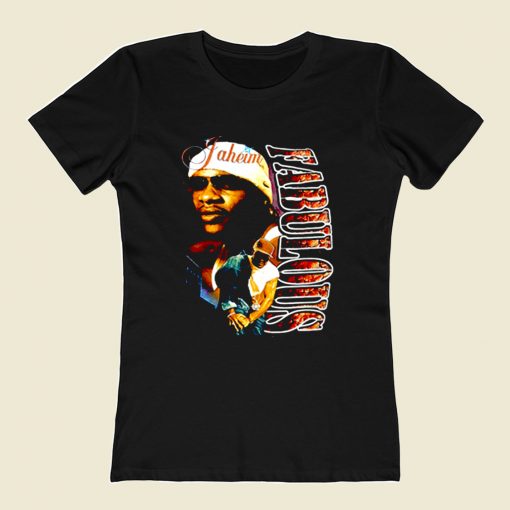 Jaheim Fabulous American Rapper 80s Womens T shirt