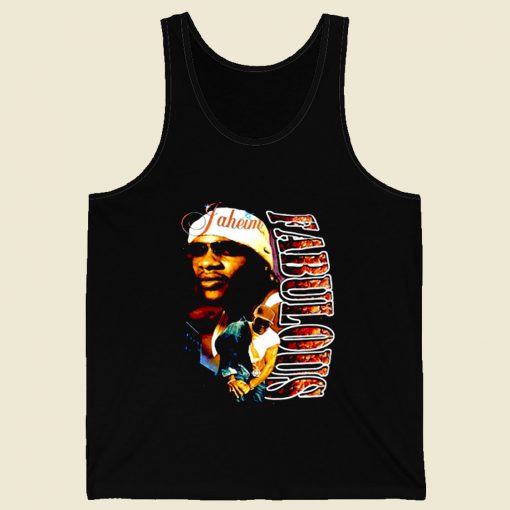 Jaheim Fabulous American Rapper Retro Mens Tank Top