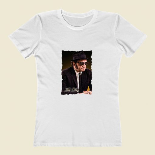 Jake Blues Brothers White Classic Women T Shirt