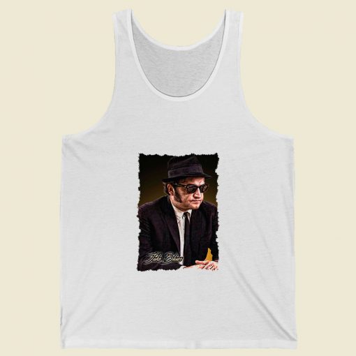 Jake Blues Brothers White Summer Tank Top