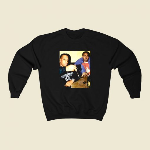 Jay Z Nas Black Rapper 80s Sweatshirt Style