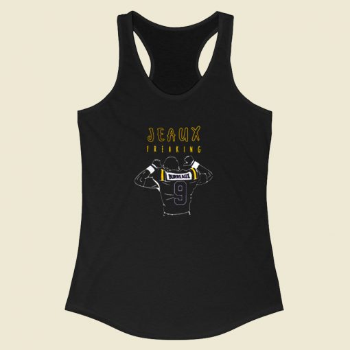 Jeaux Freaking Burreaux Racerback Tank Top